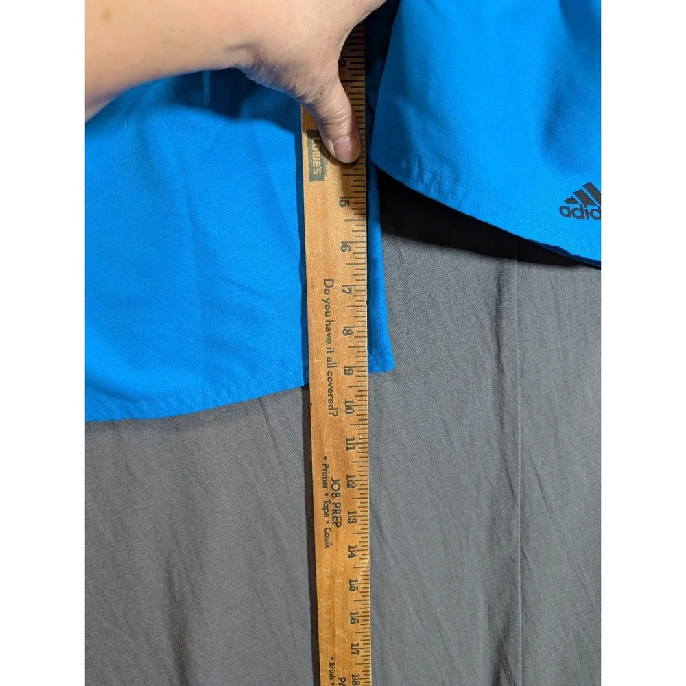 ADIDAS Size XL Boy Blue Stretch Waist Pocket‎ Drawstring Lined Swimming Shorts